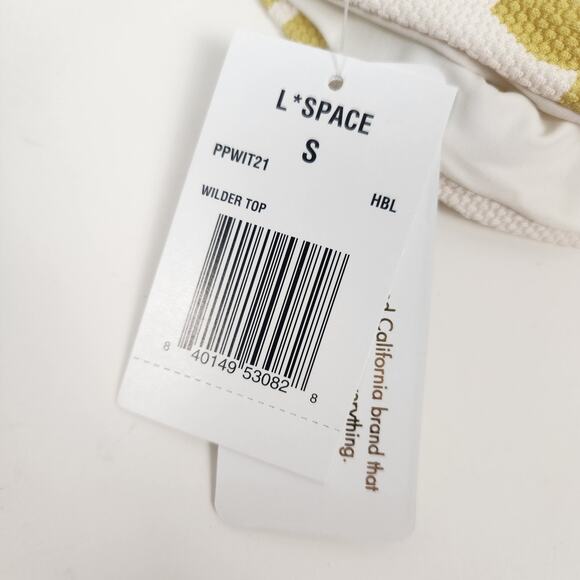 L*Space Wilder Bikini Top in Havana Blooms Green Size Small NWT - Picture 4 of 5